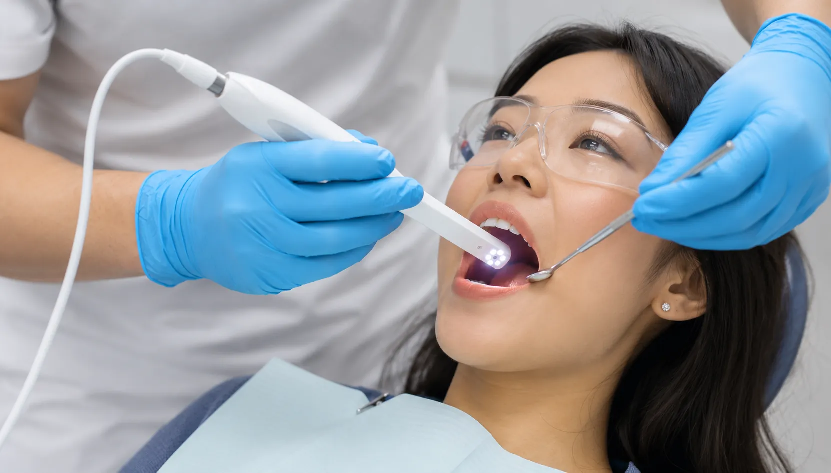 Intraoral camera examination at Able Family Dental