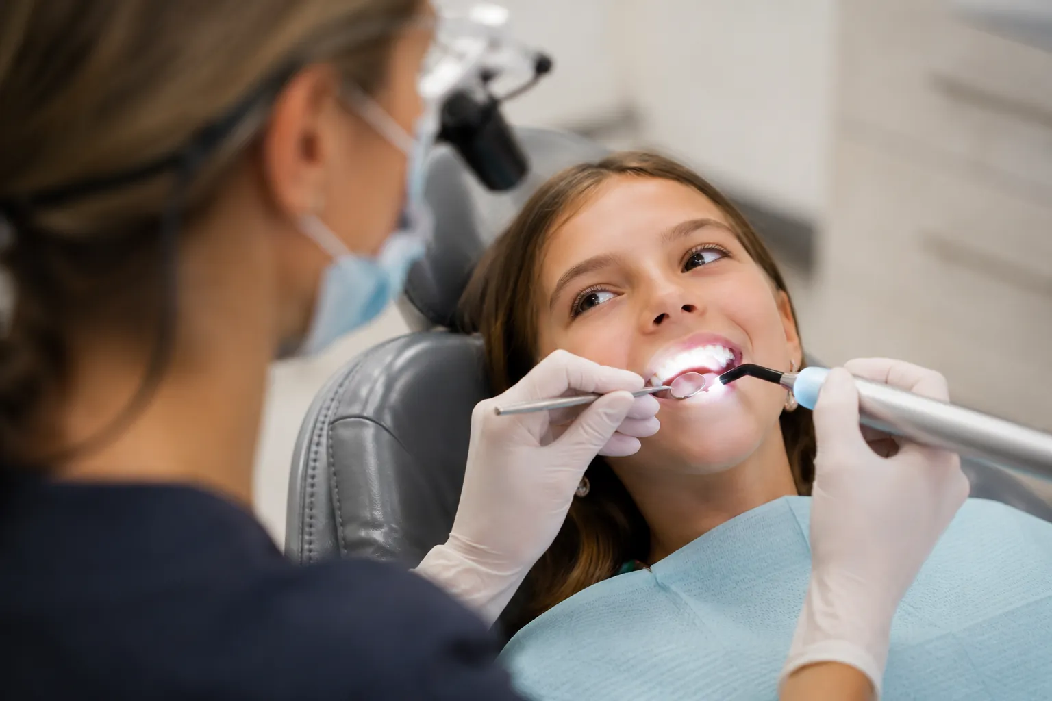 Dental sealants applied to protect teeth at Able Family Dental