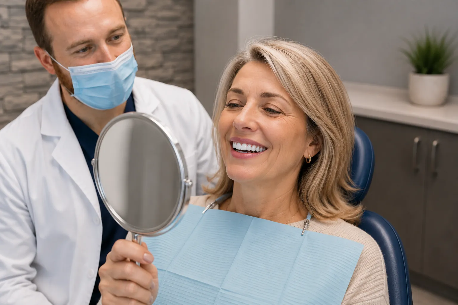 Teeth whitening procedure at Able Family Dental